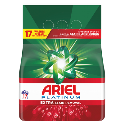 ARIEL Platinum Extra Stain Removal Detergent Rufe 1,105 Kg