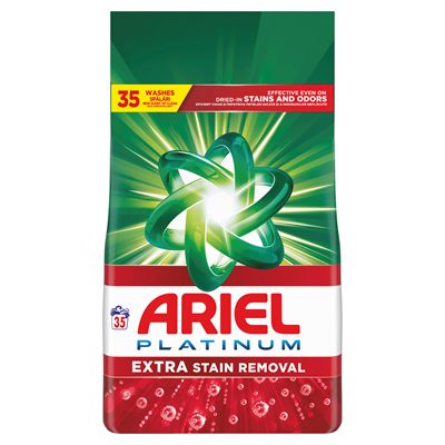 ARIEL Platinum Extra Stain Removal Detergent Rufe 2,275 Kg