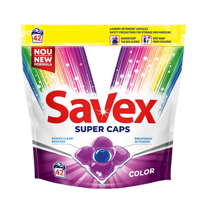 SAVEX Super Color Detergent Rufe 42 Capsule