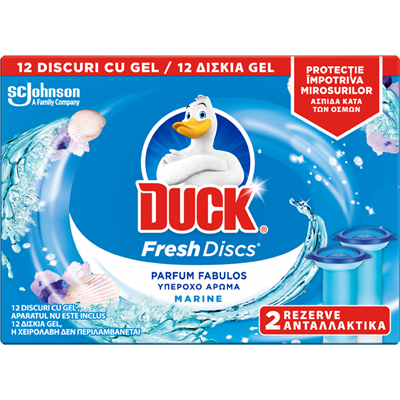 DUCK Odorizant WC Fresh Discs Rezerva Marine 2 x 36 ml