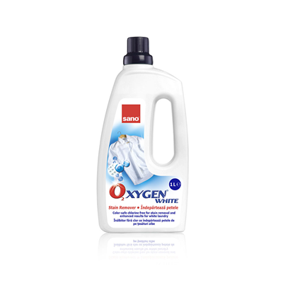 sano Oxigen Gel Inalbitor pentru Rufe Albe 1 L